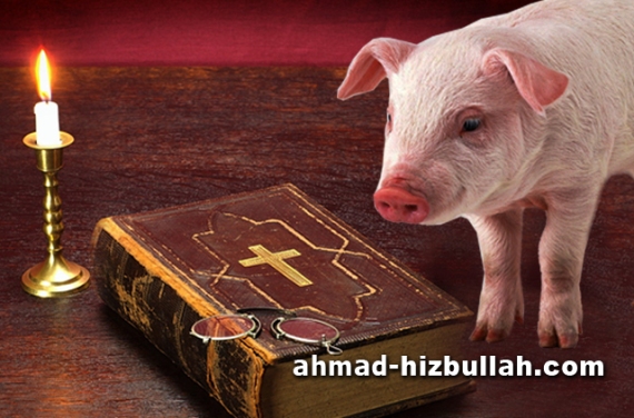 Kristen Alkitab Bibel babi lilin